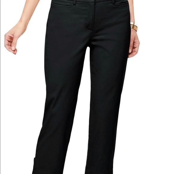 Talbots Petites The Perfect Skimmer black capri pants - Picture 10 of 11